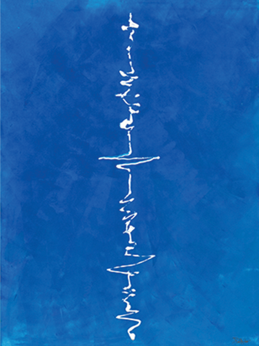 Blue Lightning (Original Canvas)